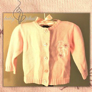 BABY PHAT GIRLZ Pink Baby Cardigan  6-9M